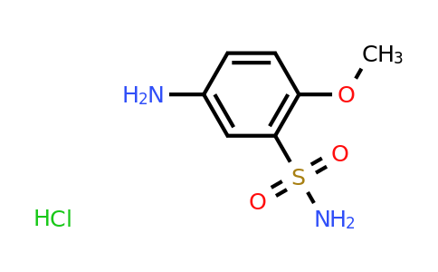 CAS 1181458-70-7 | 5-Amino-2-methoxybenzene-1-sulfonamide hydrochloride