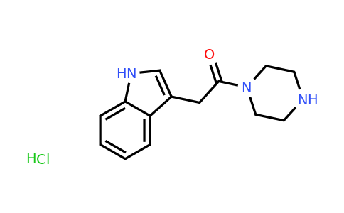 CAS 1181458-97-8 | 2-(1H-Indol-3-yl)-1-(piperazin-1-yl)ethan-1-one hydrochloride