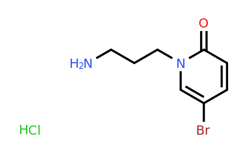 CAS 1181458-99-0 | 1-(3-Aminopropyl)-5-bromo-1,2-dihydropyridin-2-one hydrochloride