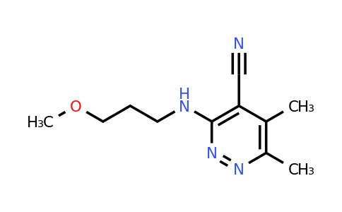 CAS 1181502-02-2 | 3-[(3-methoxypropyl)amino]-5,6-dimethylpyridazine-4-carbonitrile