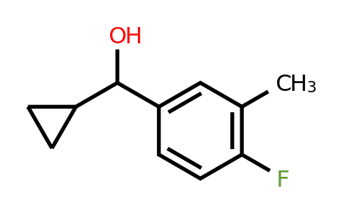CAS 1181600-68-9 | cyclopropyl(4-fluoro-3-methylphenyl)methanol
