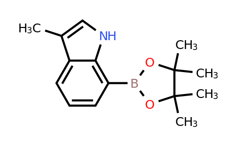 CAS 1181825-29-5 | 3-methyl-7-(tetramethyl-1,3,2-dioxaborolan-2-yl)-1H-indole