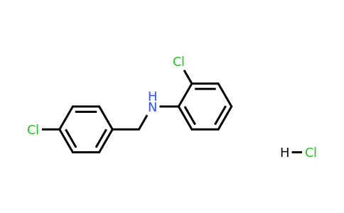 CAS 1181893-31-1 | 2-Chloro-N-[(4-chlorophenyl)methyl]aniline hydrochloride