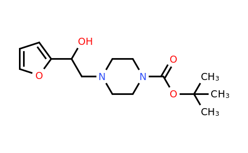 CAS 1182052-64-7 | tert-Butyl 4-[2-(furan-2-yl)-2-hydroxyethyl]piperazine-1-carboxylate