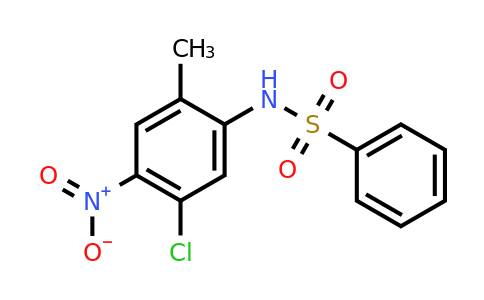 CAS 118233-09-3 | N-(5-Chloro-2-methyl-4-nitrophenyl)benzenesulfonamide