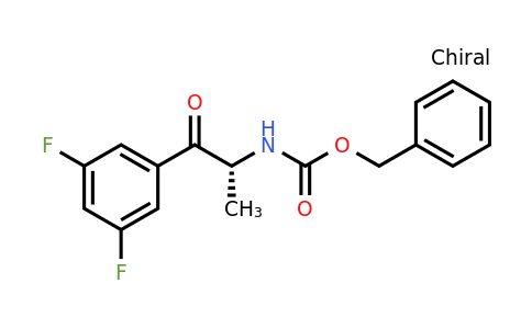 CAS 1182352-03-9 | Benzyl [(1R)-2-(3,5-difluorophenyl)-1-methyl-2-oxoethyl]carbamate