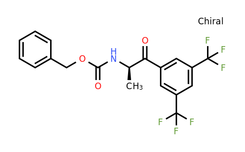 CAS 1182352-08-4 | benzyl [(1r)-2-(3,5-bis(trifluoromethyl)phenyl)-1-methyl-2-oxo-ethyl]carbamate