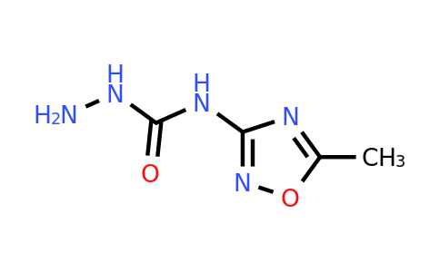 CAS 1182358-62-8 | 3-amino-1-(5-methyl-1,2,4-oxadiazol-3-yl)urea