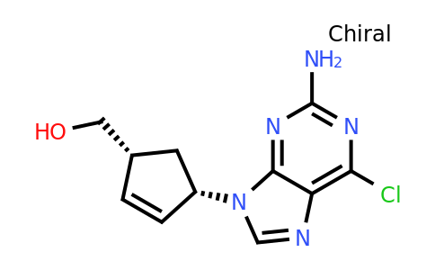 CAS 118237-87-9 | ((1R,4S)-4-(2-Amino-6-chloro-9H-purin-9-yl)cyclopent-2-en-1-yl)methanol
