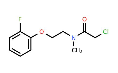 CAS 1182438-10-3 | 2-Chloro-N-[2-(2-fluorophenoxy)ethyl]-N-methylacetamide