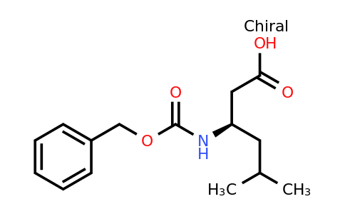 CAS 118247-77-1 | (R)-3-(((Benzyloxy)carbonyl)amino)-5-methylhexanoic acid