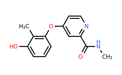CAS 1182772-01-5 | 4-(3-hydroxy-2-methylphenoxy)-N-methylpyridine-2-carboxamide