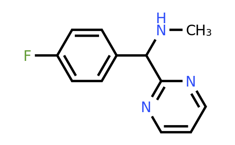 CAS 1182787-01-4 | [(4-Fluorophenyl)(pyrimidin-2-yl)methyl](methyl)amine