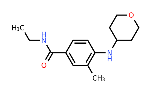 CAS 1182835-67-1 | N-Ethyl-3-methyl-4-[(oxan-4-yl)amino]benzamide