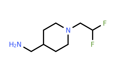 CAS 1182871-33-5 | 1-[1-(2,2-difluoroethyl)piperidin-4-yl]methanamine