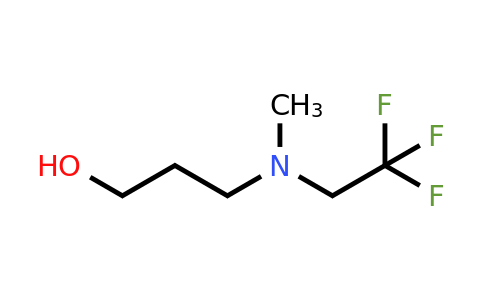 CAS 1182929-56-1 | 3-(Methyl(2,2,2-trifluoroethyl)amino)propan-1-ol