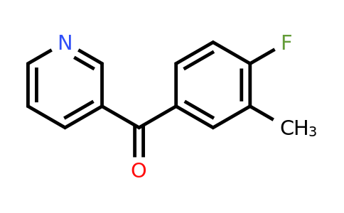 CAS 1182940-73-3 | 3-(4-Fluoro-3-methylbenzoyl)pyridine