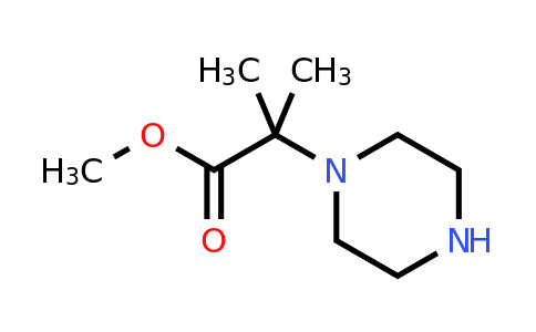CAS 1182949-28-5 | methyl 2-methyl-2-(piperazin-1-yl)propanoate