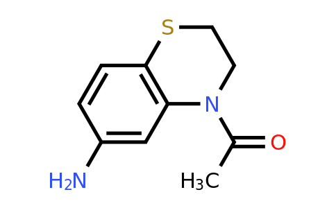 CAS 1182966-52-4 | 1-(6-Amino-3,4-dihydro-2H-1,4-benzothiazin-4-yl)ethan-1-one