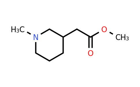 CAS 118299-60-8 | methyl 2-(1-methyl-3-piperidyl)acetate