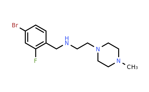 CAS 1183009-18-8 | [(4-Bromo-2-fluorophenyl)methyl][2-(4-methylpiperazin-1-yl)ethyl]amine