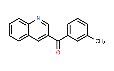 CAS 1183051-90-2 | Quinolin-3-yl(m-tolyl)methanone