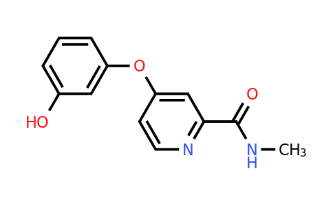 CAS 1183073-05-3 | 4-(3-hydroxyphenoxy)-N-methylpyridine-2-carboxamide