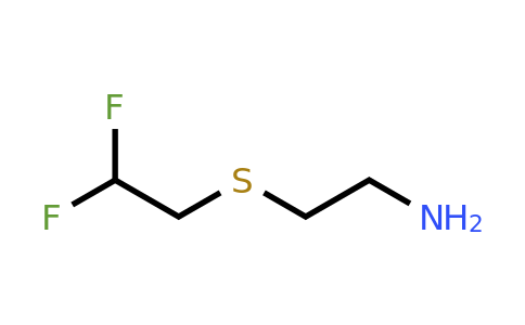 CAS 1183099-68-4 | 2-[(2,2-Difluoroethyl)sulfanyl]ethan-1-amine