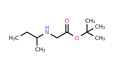 CAS 1183159-54-7 | tert-butyl 2-[(butan-2-yl)amino]acetate