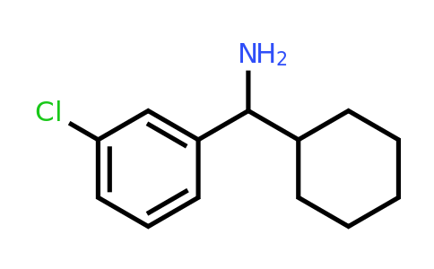 CAS 1183190-35-3 | (3-chlorophenyl)(cyclohexyl)methanamine