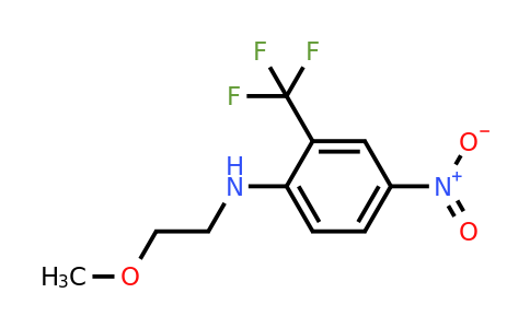 CAS 1183236-47-6 | N-(2-Methoxyethyl)-4-nitro-2-(trifluoromethyl)aniline