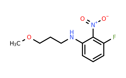 CAS 1183370-73-1 | 3-Fluoro-N-(3-methoxypropyl)-2-nitroaniline