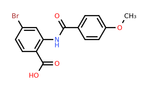 CAS 1183377-47-0 | 4-Bromo-2-(4-methoxybenzamido)benzoic acid