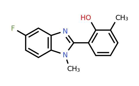 CAS 1183445-61-5 | 2-(5-fluoro-1-methyl-1H-1,3-benzodiazol-2-yl)-6-methylphenol