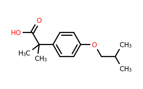 CAS 1183487-83-3 | 2-Methyl-2-[4-(2-methylpropoxy)phenyl]propanoic acid
