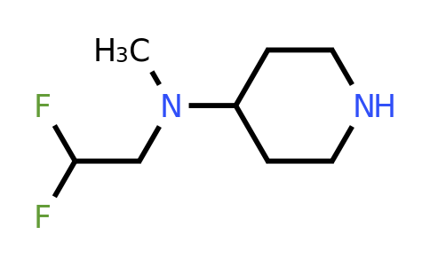 CAS 1183504-76-8 | N-(2,2-difluoroethyl)-N-methylpiperidin-4-amine