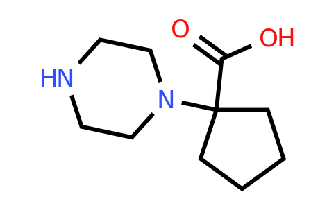 CAS 1183507-00-7 | 1-(Piperazin-1-yl)cyclopentane-1-carboxylic acid