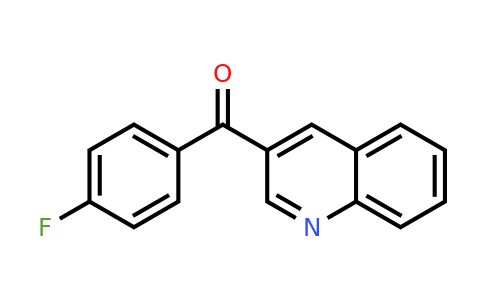 CAS 1183511-02-5 | (4-Fluorophenyl)(quinolin-3-yl)methanone
