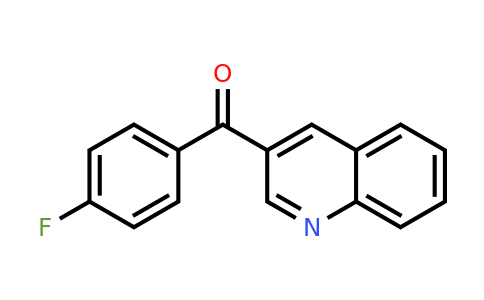 (4-Fluorophenyl)(quinolin-3-yl)methanone