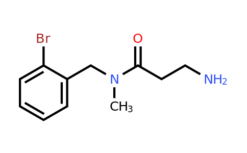 CAS 1183588-80-8 | 3-Amino-N-[(2-bromophenyl)methyl]-N-methylpropanamide