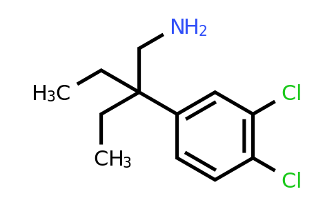 CAS 1183596-21-5 | 4-[3-(Aminomethyl)pentan-3-yl]-1,2-dichlorobenzene