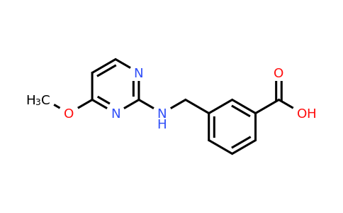 CAS 1183598-53-9 | 3-{[(4-methoxypyrimidin-2-yl)amino]methyl}benzoic acid