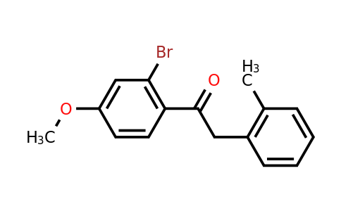 CAS 1183611-53-1 | 1-(2-bromo-4-methoxyphenyl)-2-(2-methylphenyl)ethan-1-one