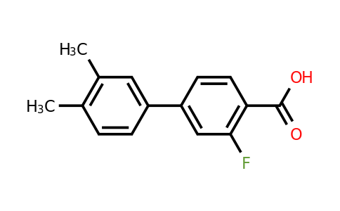 CAS 1183614-10-9 | 4-(3,4-Dimethylphenyl)-2-fluorobenzoic acid