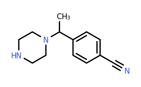 CAS 1183650-20-5 | 4-[1-(piperazin-1-yl)ethyl]benzonitrile