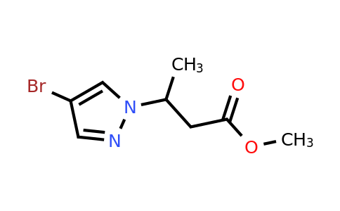 CAS 1183663-73-1 | Methyl 3-(4-bromo-1H-pyrazol-1-yl)butanoate