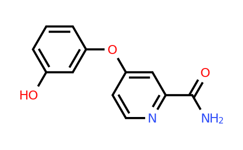CAS 1183665-90-8 | 4-(3-hydroxyphenoxy)pyridine-2-carboxamide