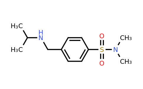 CAS 1183669-85-3 | 4-((Isopropylamino)methyl)-N,N-dimethylbenzenesulfonamide