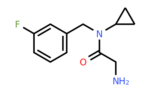 CAS 1183700-11-9 | 2-Amino-N-cyclopropyl-N-(3-fluorobenzyl)acetamide