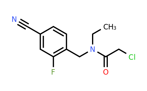 CAS 1183707-12-1 | 2-Chloro-N-[(4-cyano-2-fluorophenyl)methyl]-N-ethylacetamide
